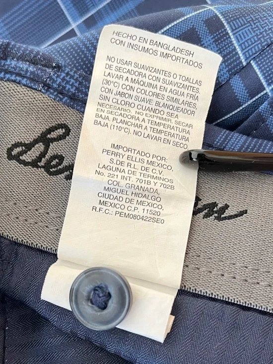 BEN HOGAN Plaid Lightweight Golf Shorts Resortwear Vacation Summer Preppy Casual - Picture 8 of 12